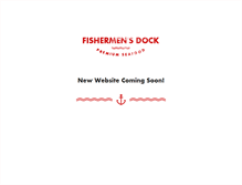 Tablet Screenshot of fishermensdock.com